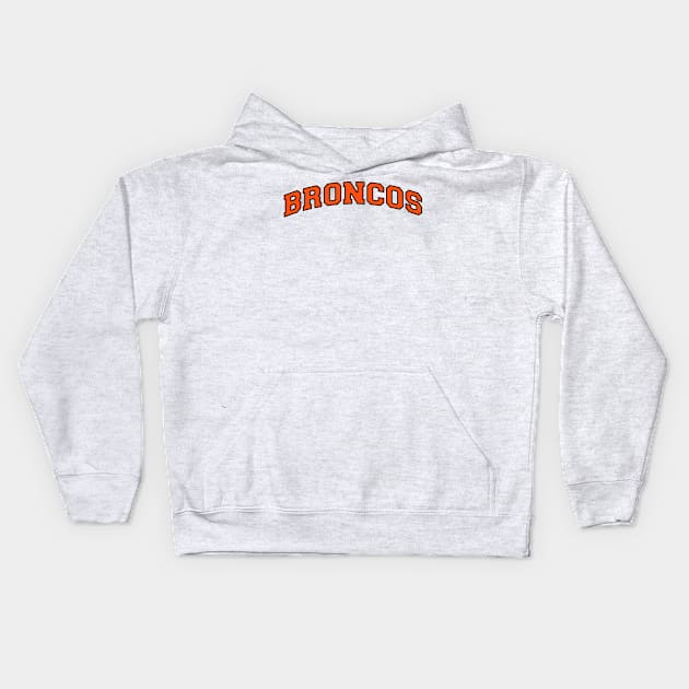 Denver Broncos Kids Hoodie by teakatir